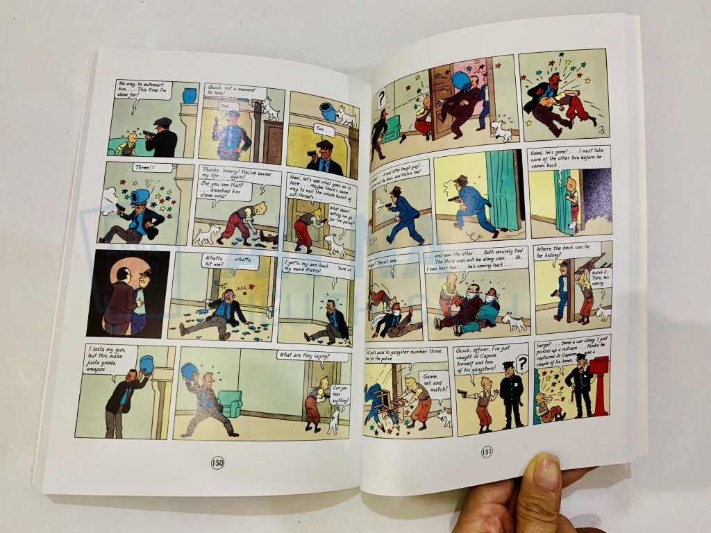 The Adventure Of Tintin nhập box set 8 cuốn 