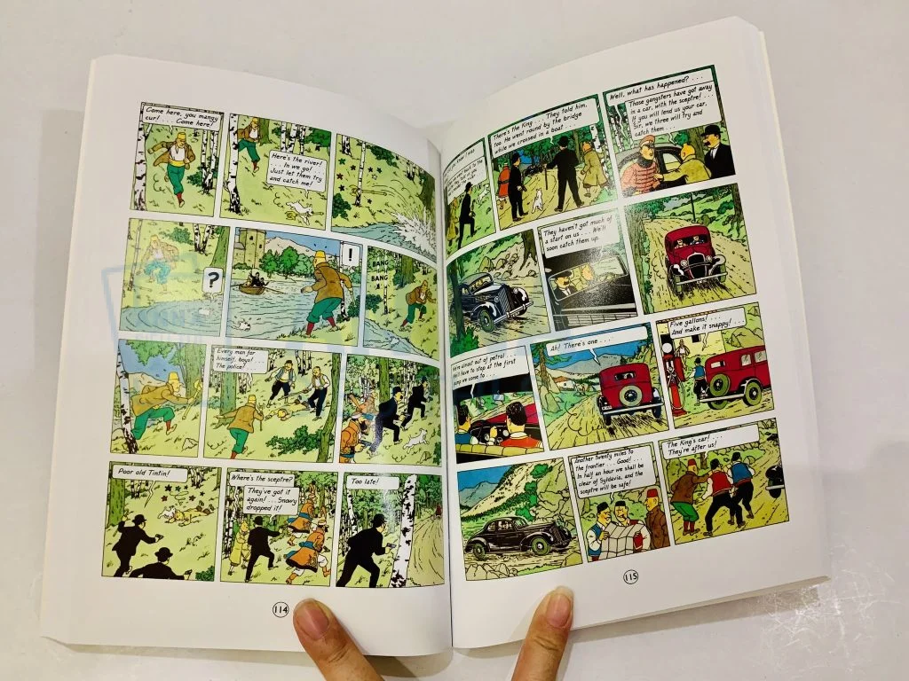 The Adventure Of Tintin nhập box set 8 cuốn 