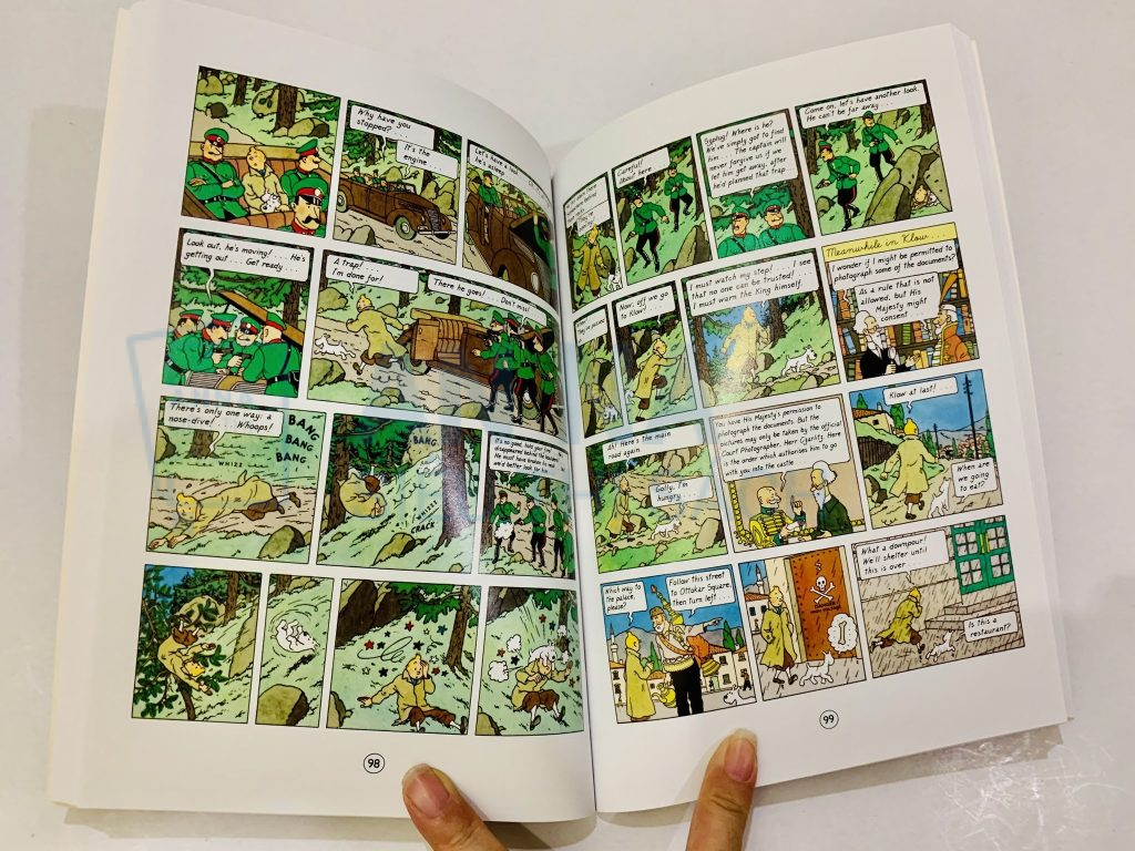 The Adventure Of Tintin nhập box set 8 cuốn 