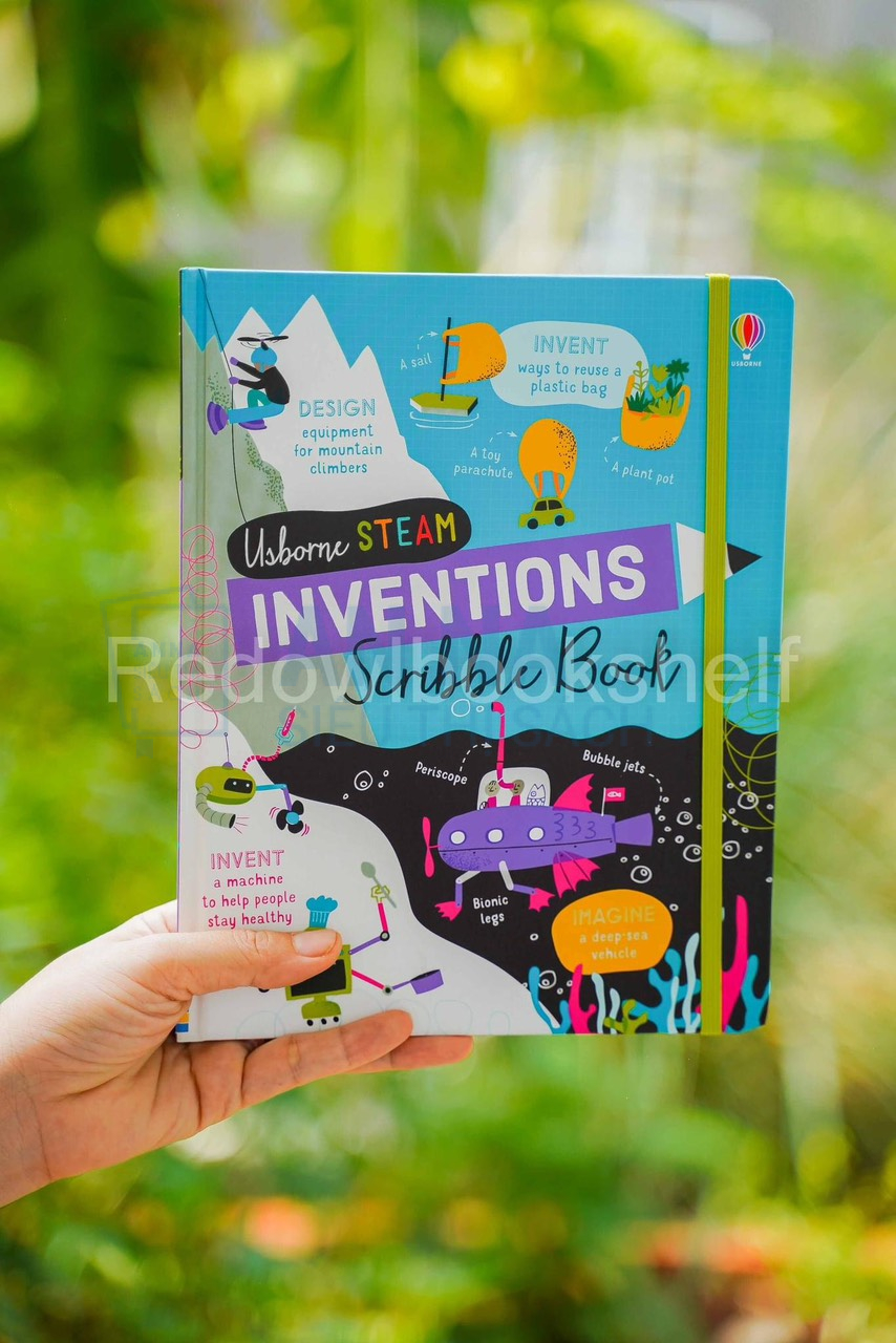 Usborne stem scribble book nhập 6 cuốn bìa cứng