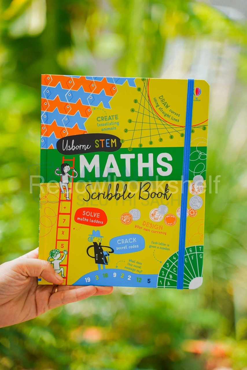 Usborne stem scribble book nhập 6 cuốn bìa cứng