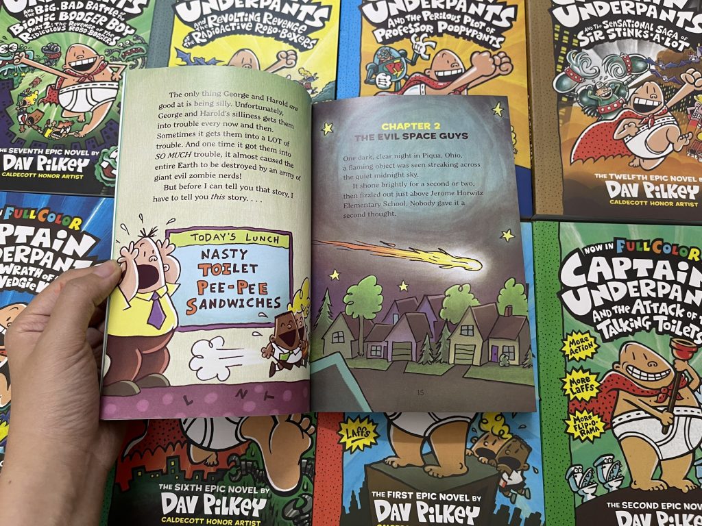 Captain underpants thuyền trưởng quần chíp 12 cuốn