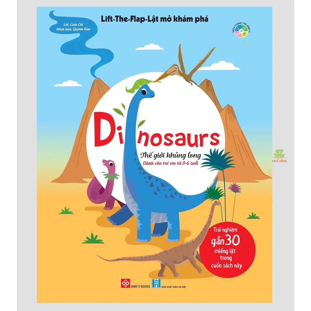 Lift-the-flap - Lật mở khám phá - Dinosaurs - Thế giới khủng long