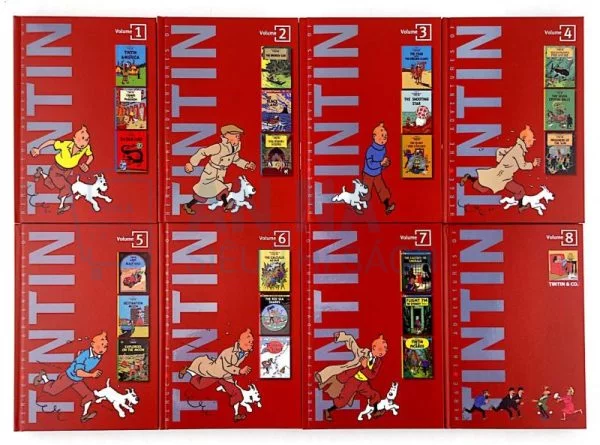 Truyện tranh The Adventure Of Tintin nhập màu box set 8 cuốn - Hình ảnh 3